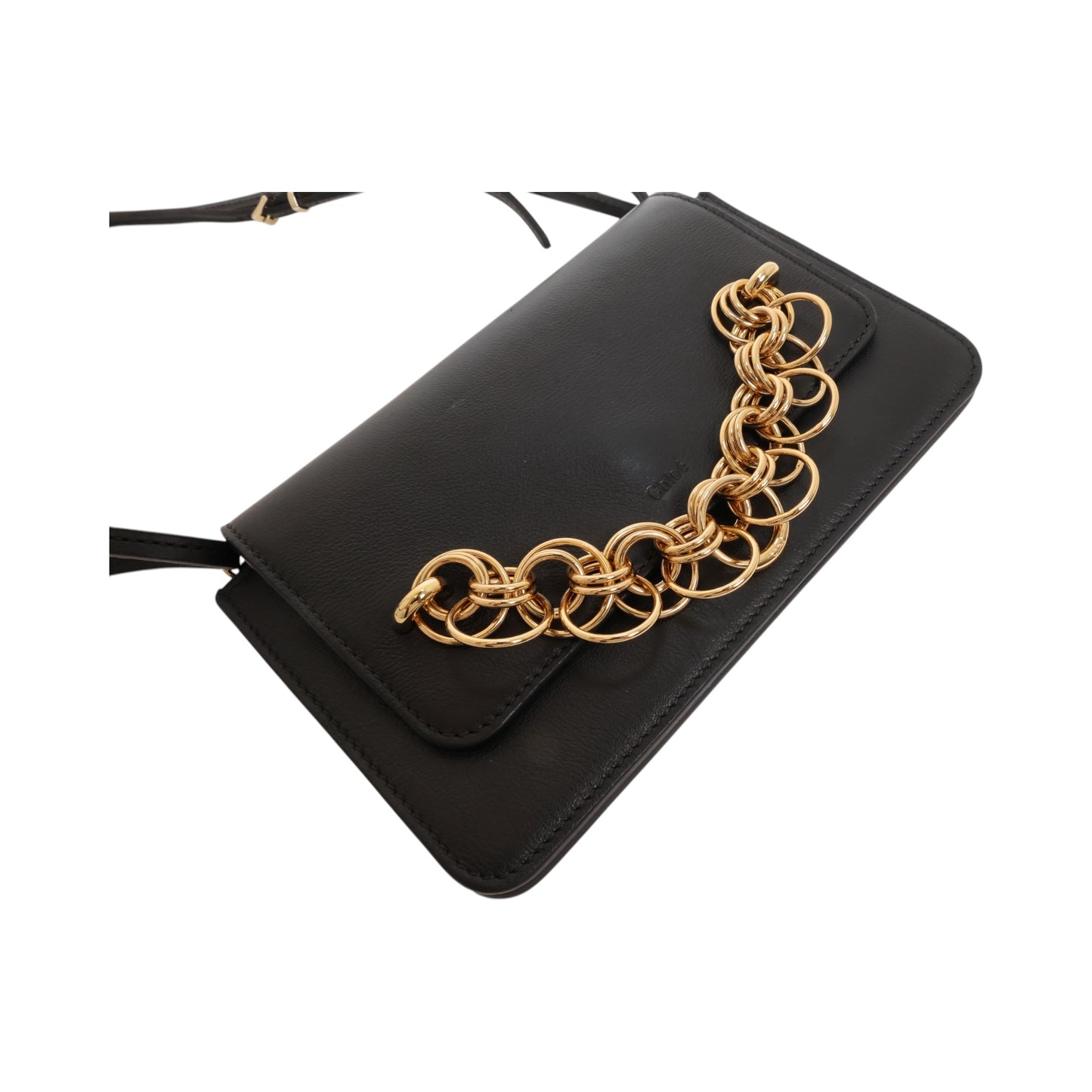 Chloé Drew Bijou Leather Small Clutch/Crossbody Bag