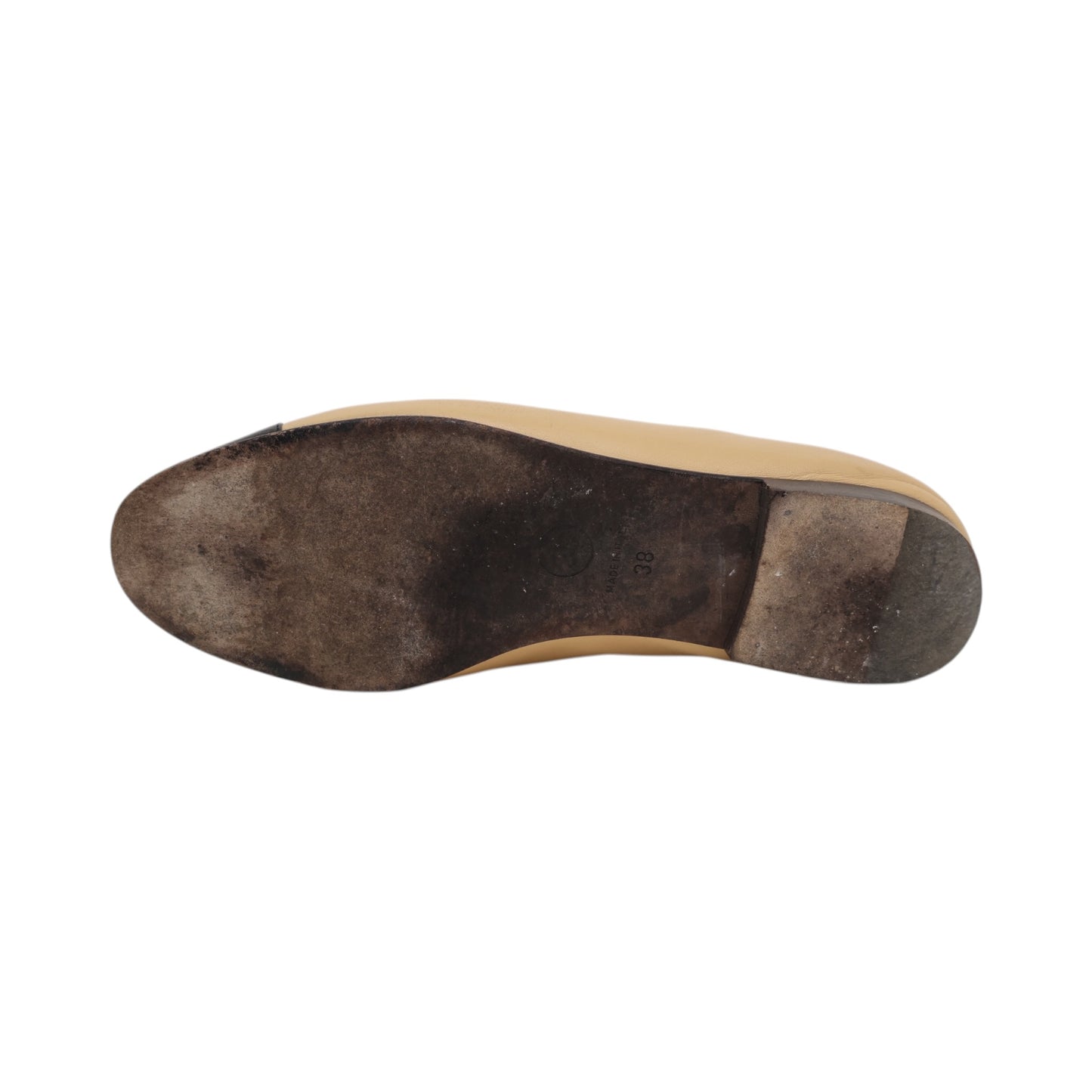 Chanel Interlocking CC Lambskin Leather Ballet Flats (Size 38)