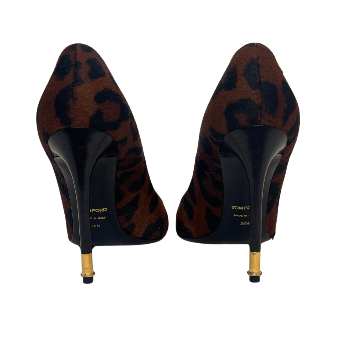 Tom Ford Leopard Pony Hair Pumps