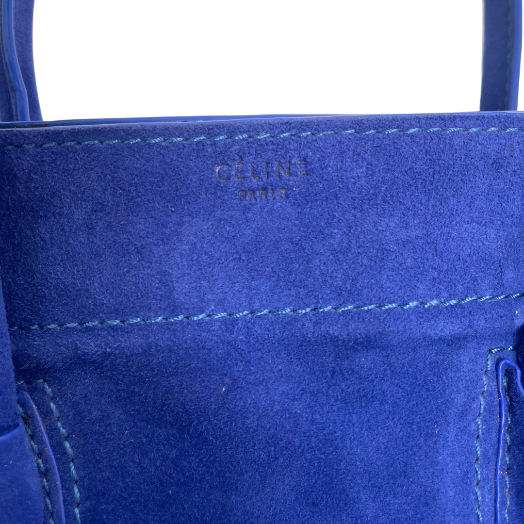 Céline Suede Luggage Phantom Small Tote Bag