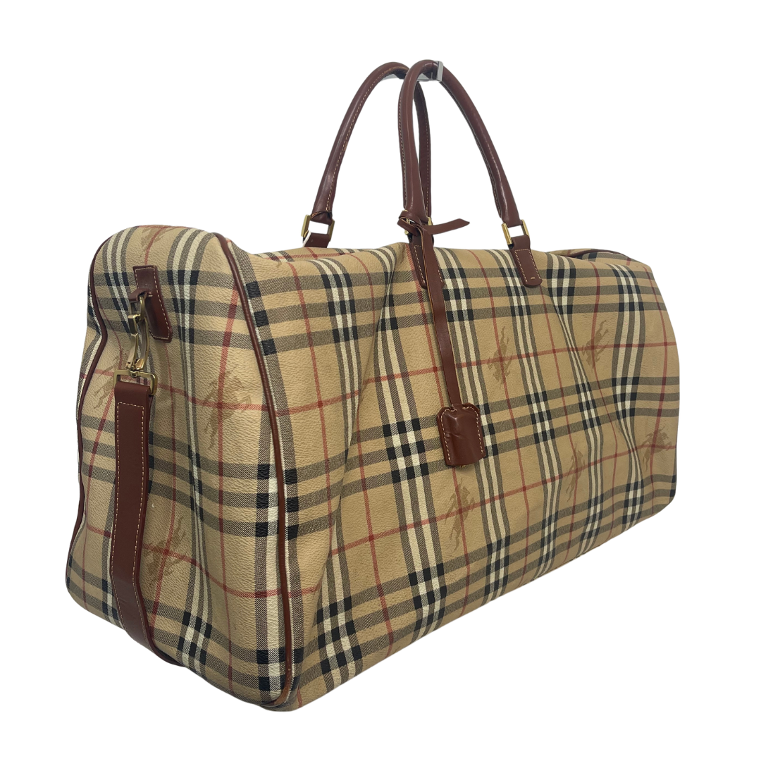 Burberry Haymarket Check Weekender Bag