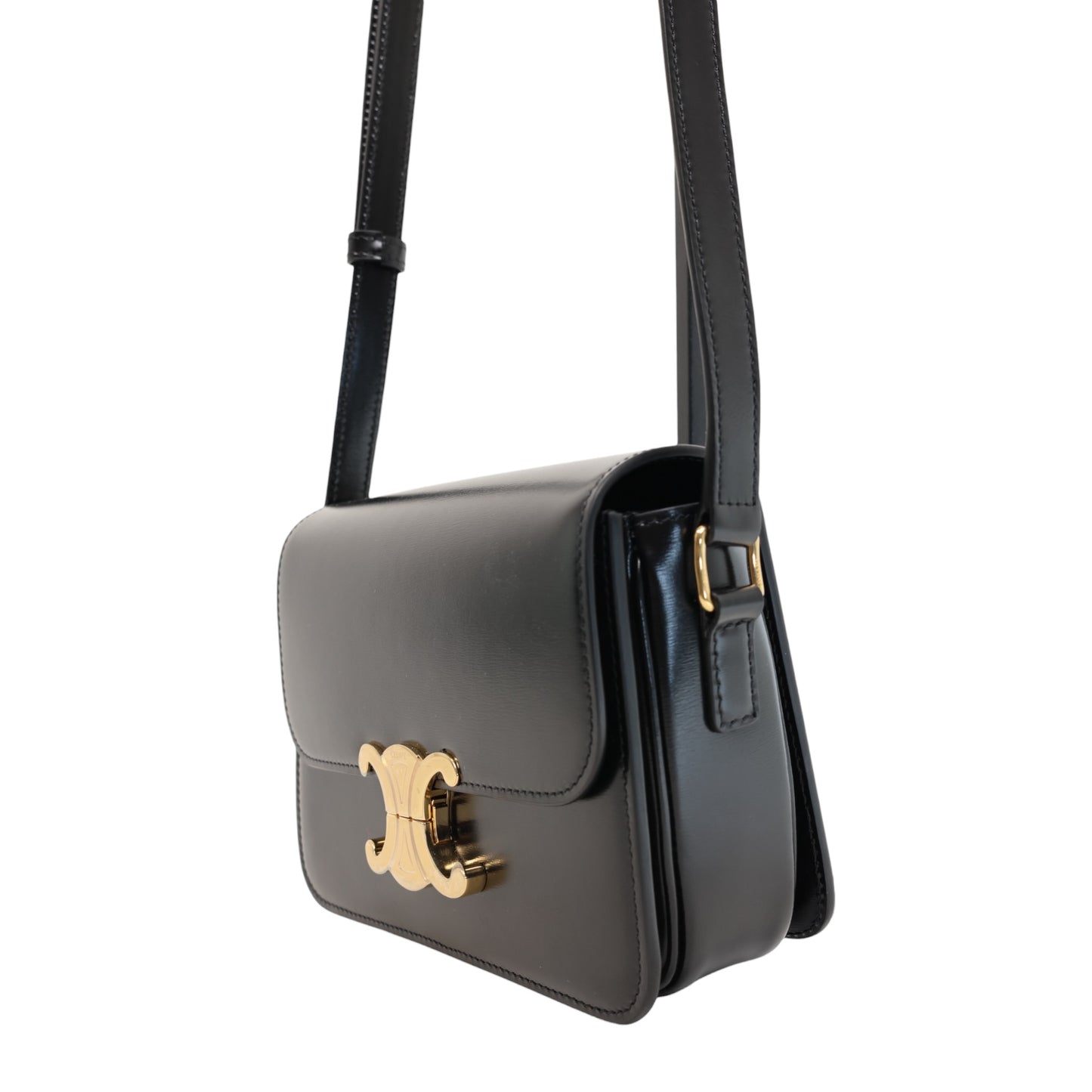 Celine Teen Triomphe Bag in Shiny Calfskin