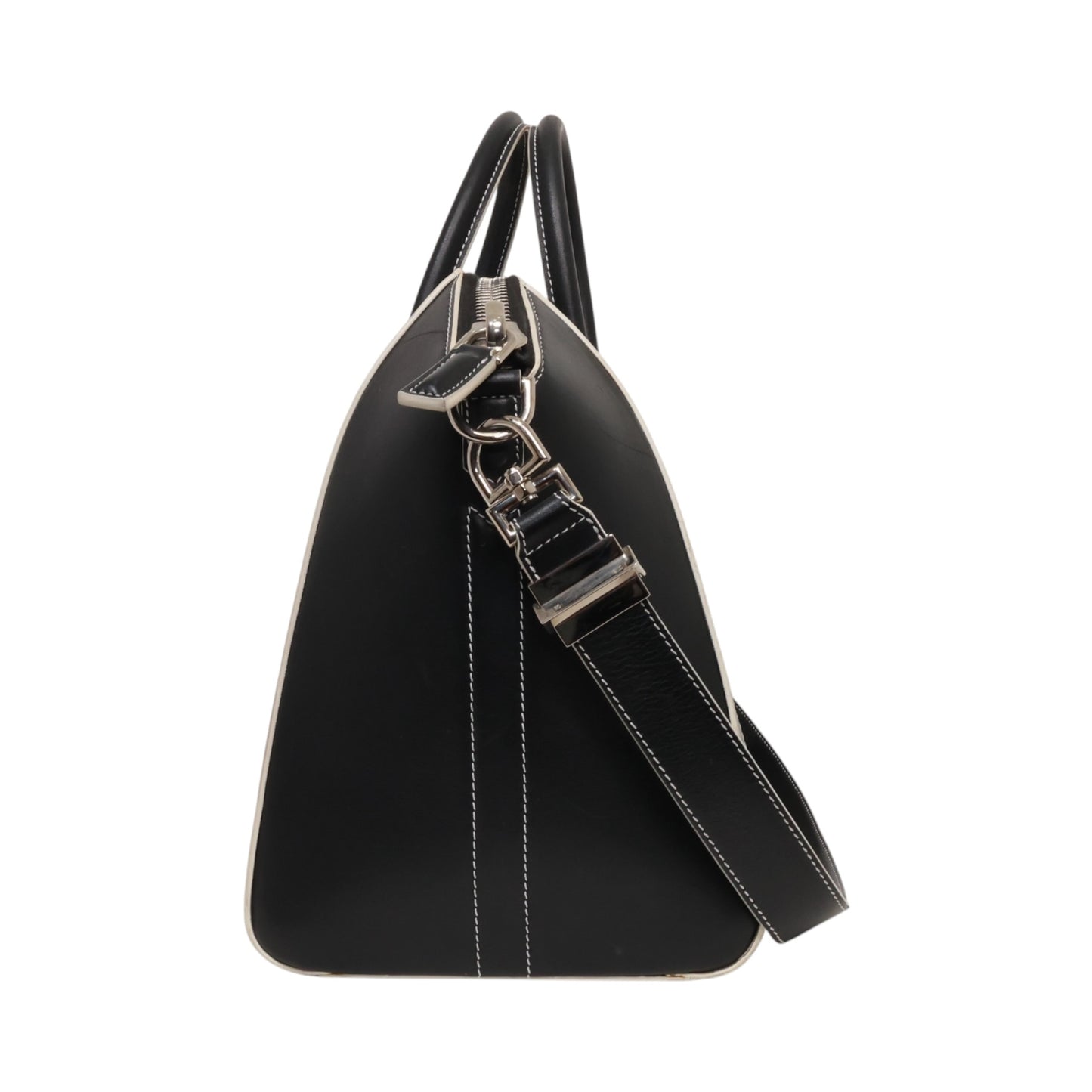 Givenchy Leather Contrast Stitched Medium Antigona Bag