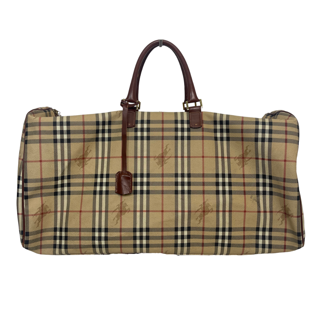 Burberry Haymarket Check Weekender Bag