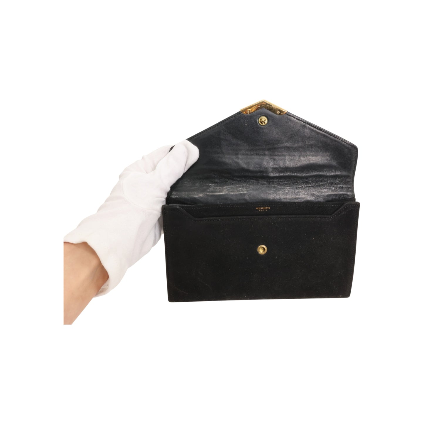 Hermès Doblis Pochette Angle Clutch Bag