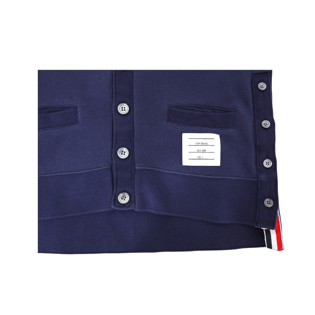 Thom Browne Cotton 4-Bar Milano Classic Cardigan