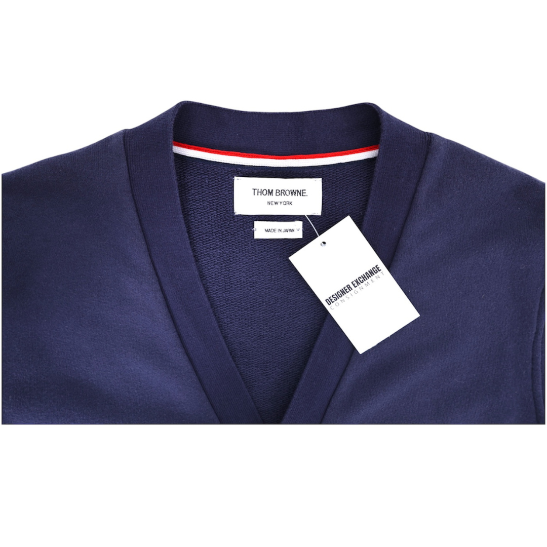 Thom Browne Cotton 4-Bar Milano Classic Cardigan