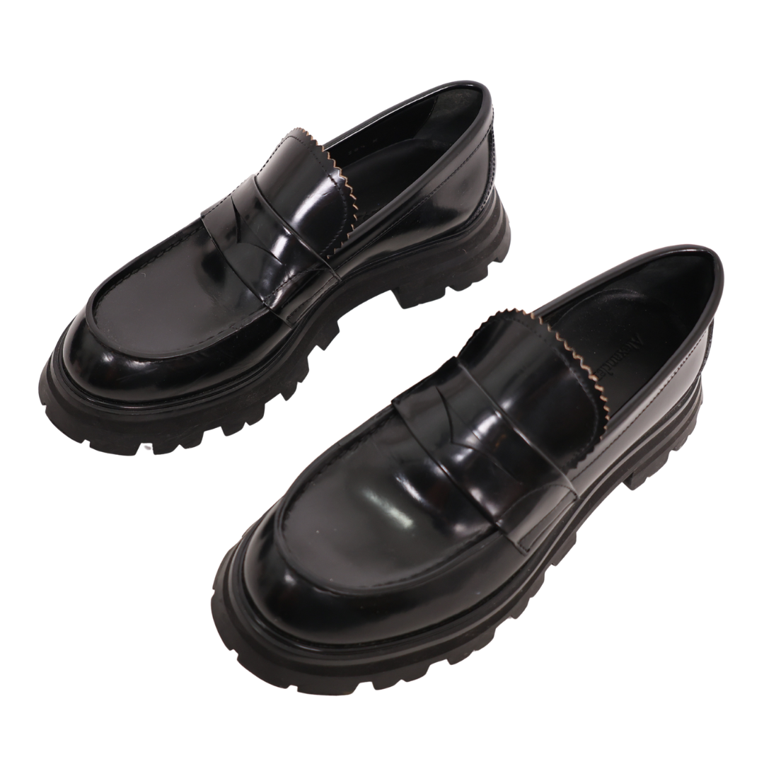 Alexander McQueen Wander Leather Loafers (Size 38.5)