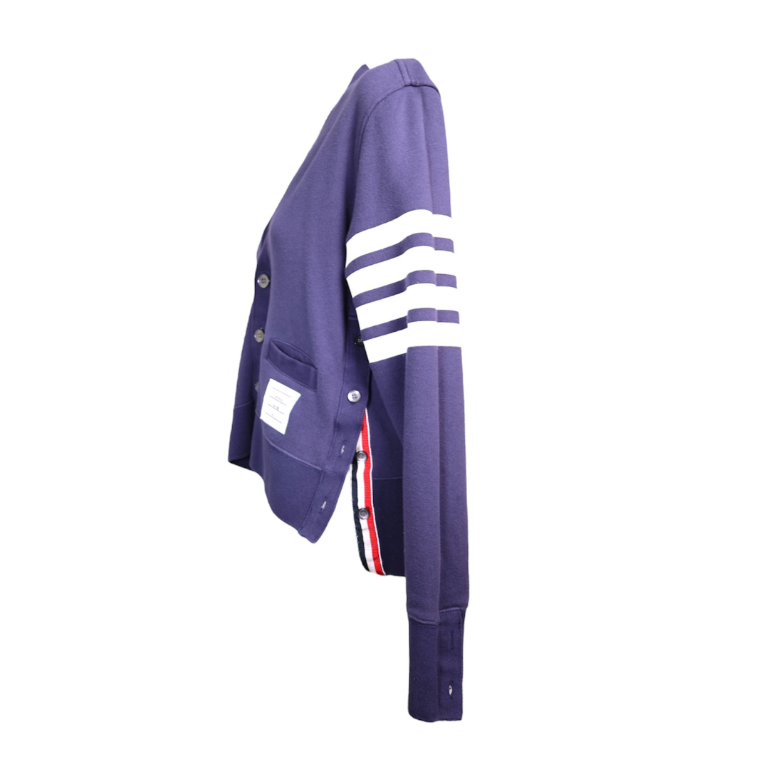 Thom Browne Cotton 4-Bar Milano Classic Cardigan