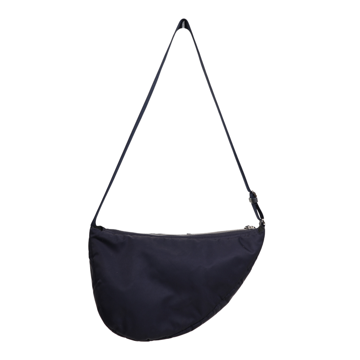 The Row Navy Slouchy Banana Bag
