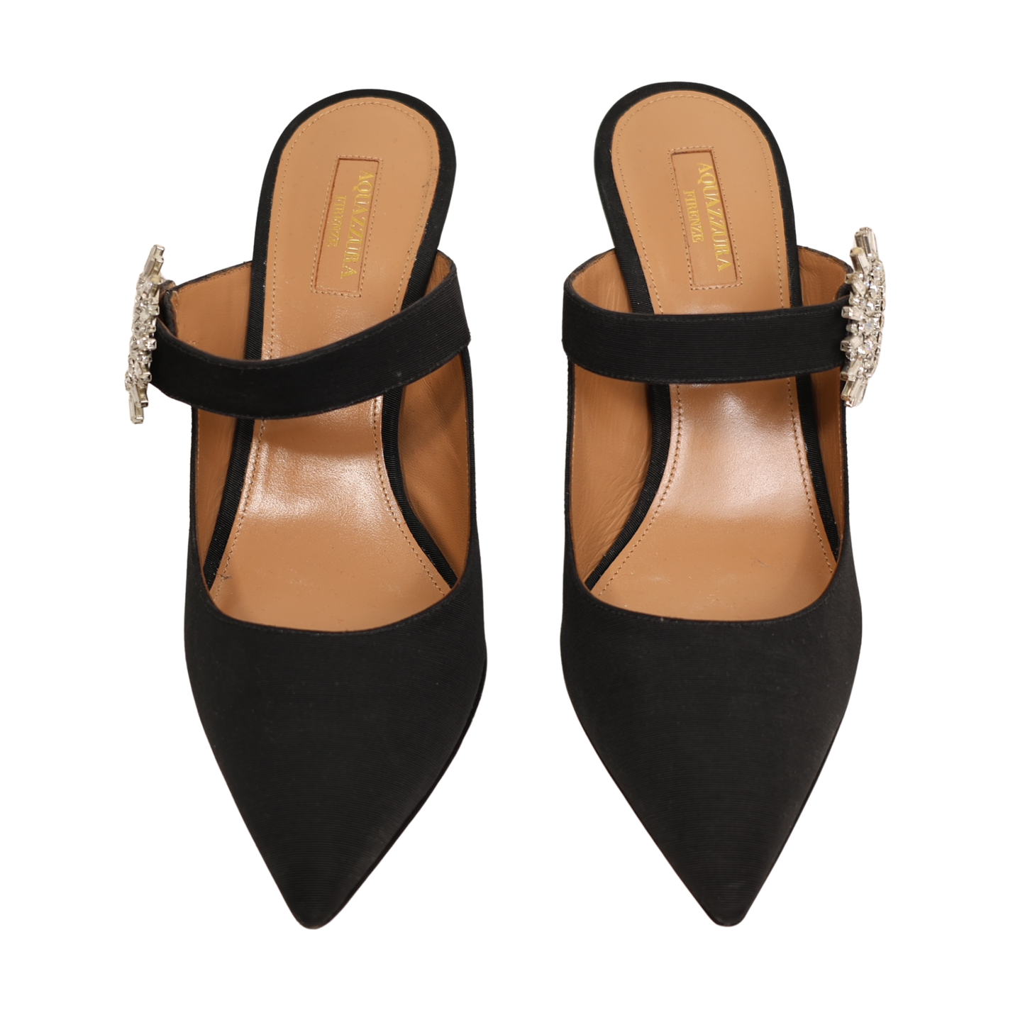 Aquazzura Crystal Blossom Embellished Mule (Size 39)