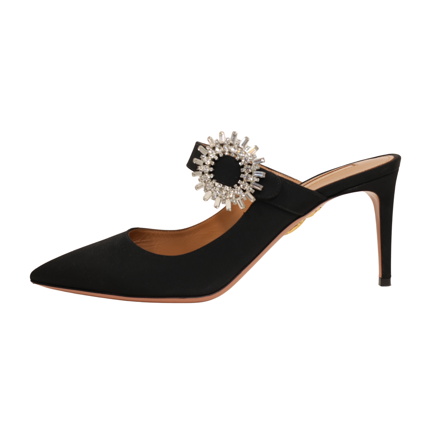 Aquazzura Crystal Blossom Embellished Mule (Size 39)