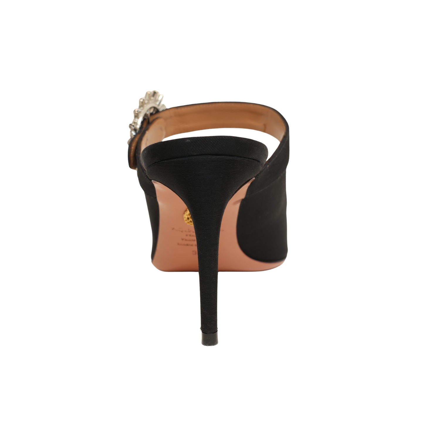 Aquazzura Crystal Blossom Embellished Mule (Size 39)