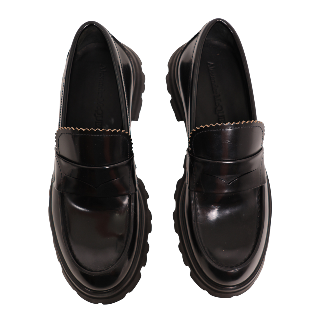 Alexander McQueen Wander Leather Loafers (Size 38.5)
