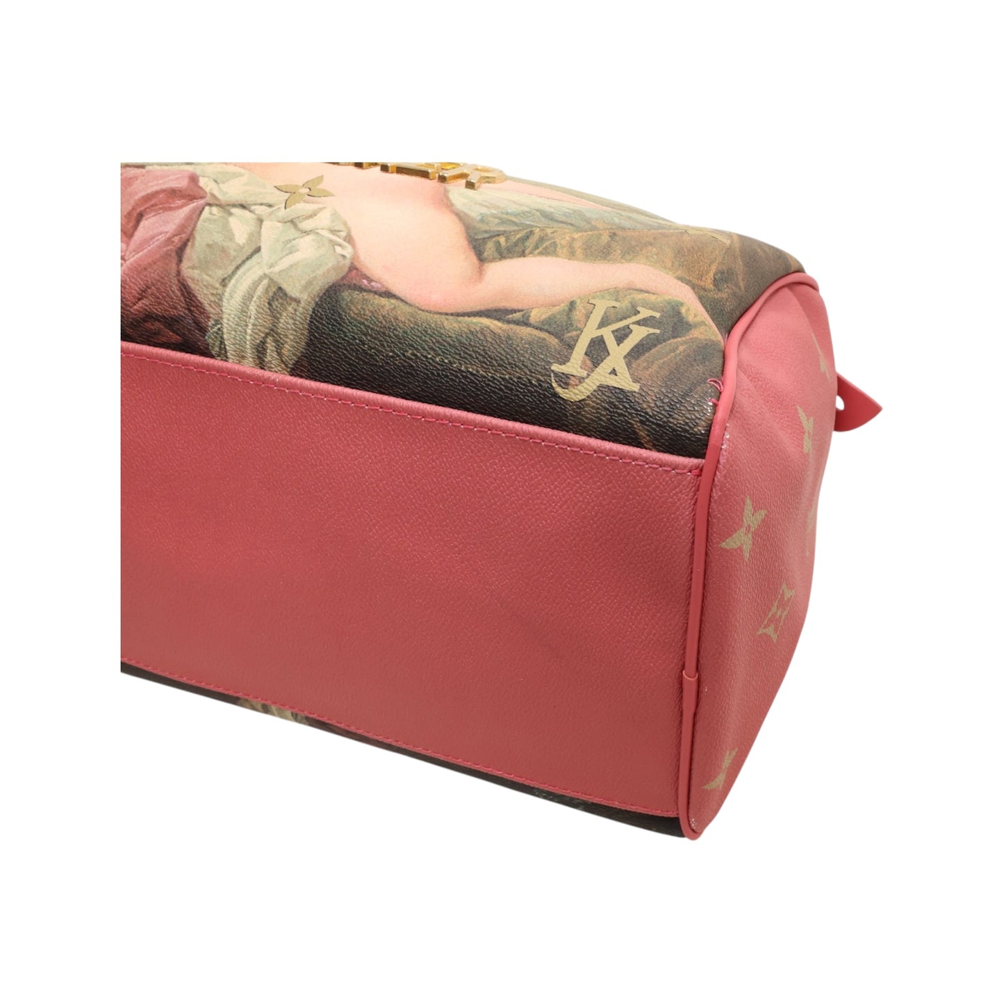 Louis Vuitton Monogram Speedy 30 Bag Masters Collection Boucher x Jeff Koons