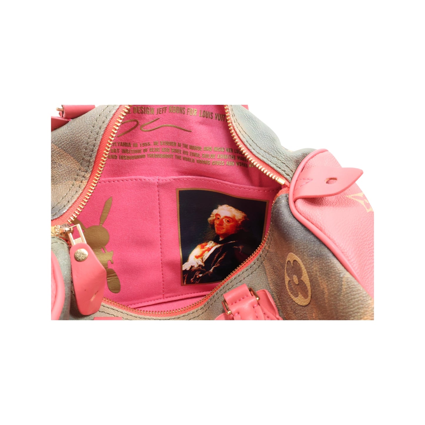 Louis Vuitton Monogram Speedy 30 Bag Masters Collection Boucher x Jeff Koons