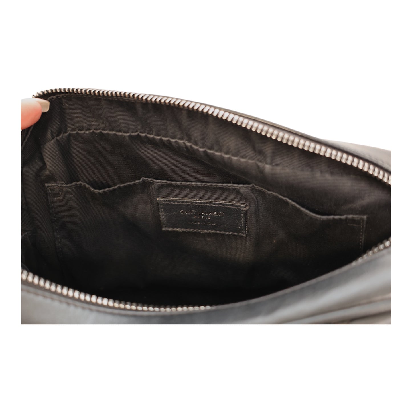 Saint Laurent Lou Quilted Black Leather Bag