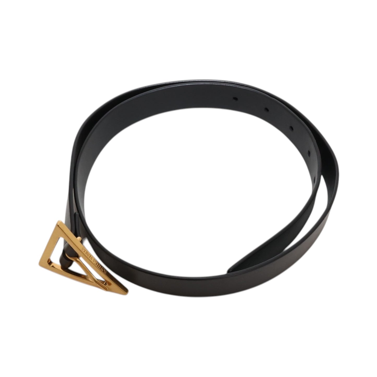 Bottega Veneta Leather Triangle Small Belt