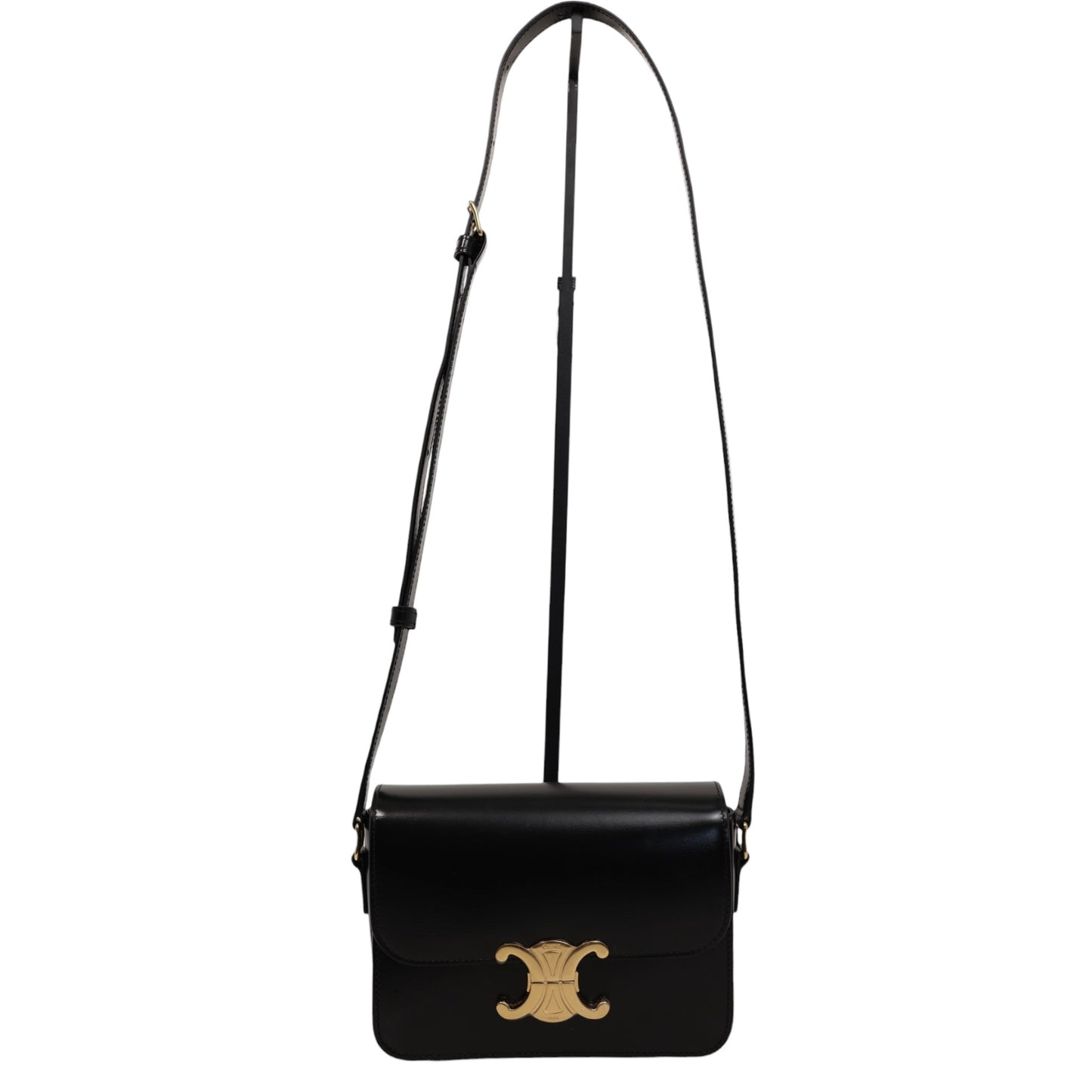 Celine Teen Triomphe Bag in Shiny Calfskin