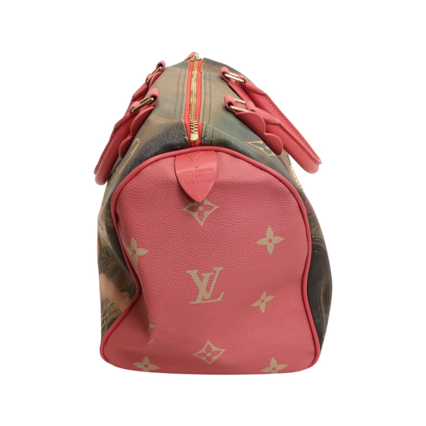 Louis Vuitton Monogram Speedy 30 Bag Masters Collection Boucher x Jeff Koons