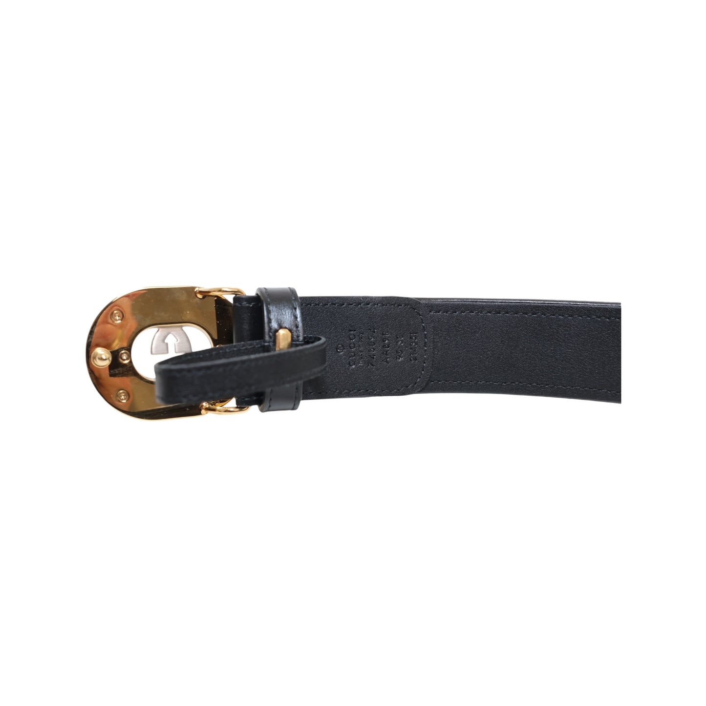 Gucci Interlocking G Quilted Leather Belt