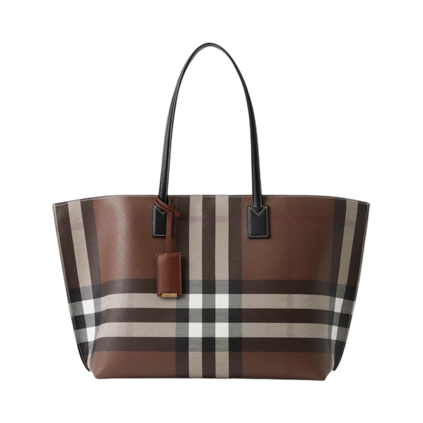 Burberry Medium E-Check Tote Bag