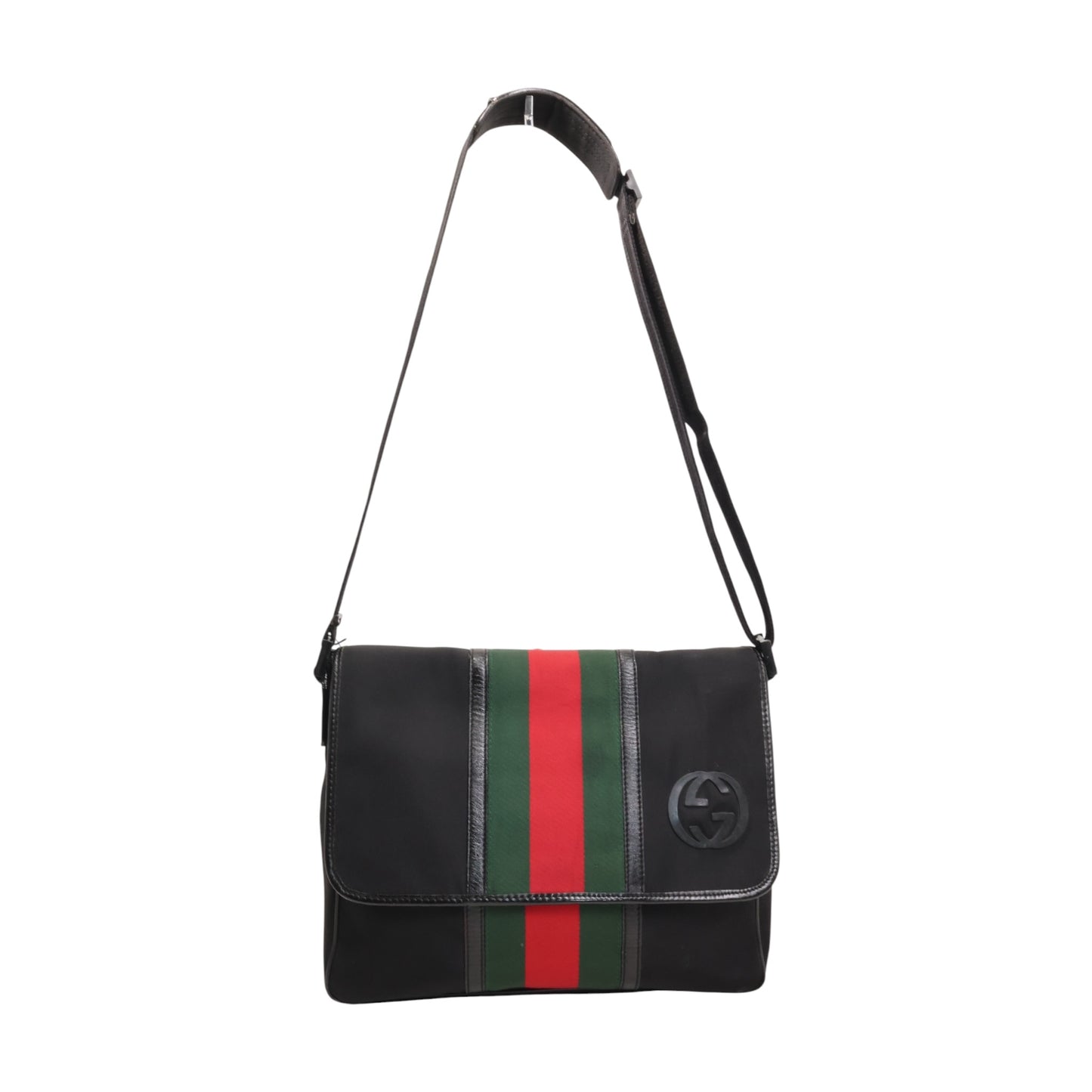 Gucci GG Web Messenger Bag