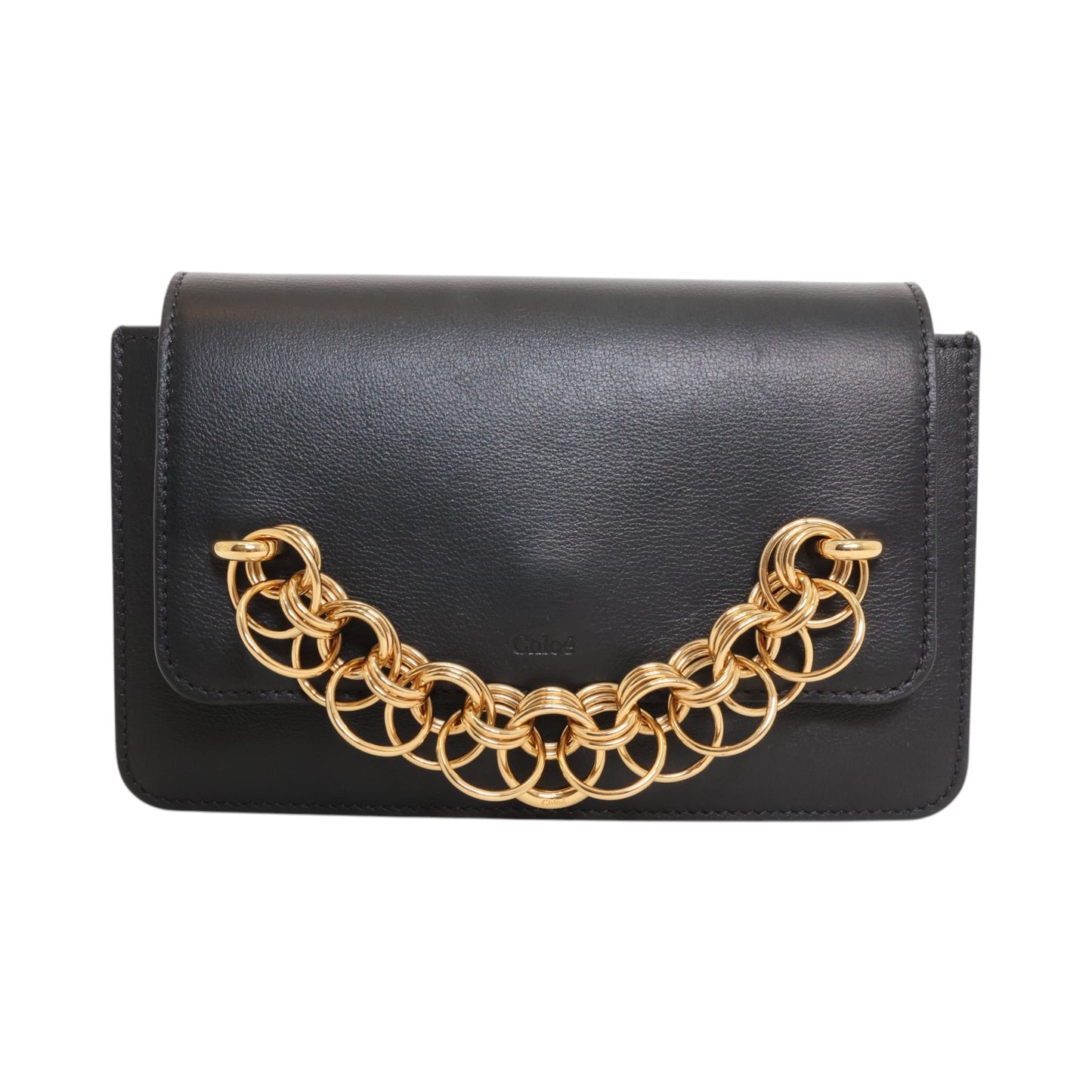 Chloé Drew Bijou Leather Small Clutch/Crossbody Bag