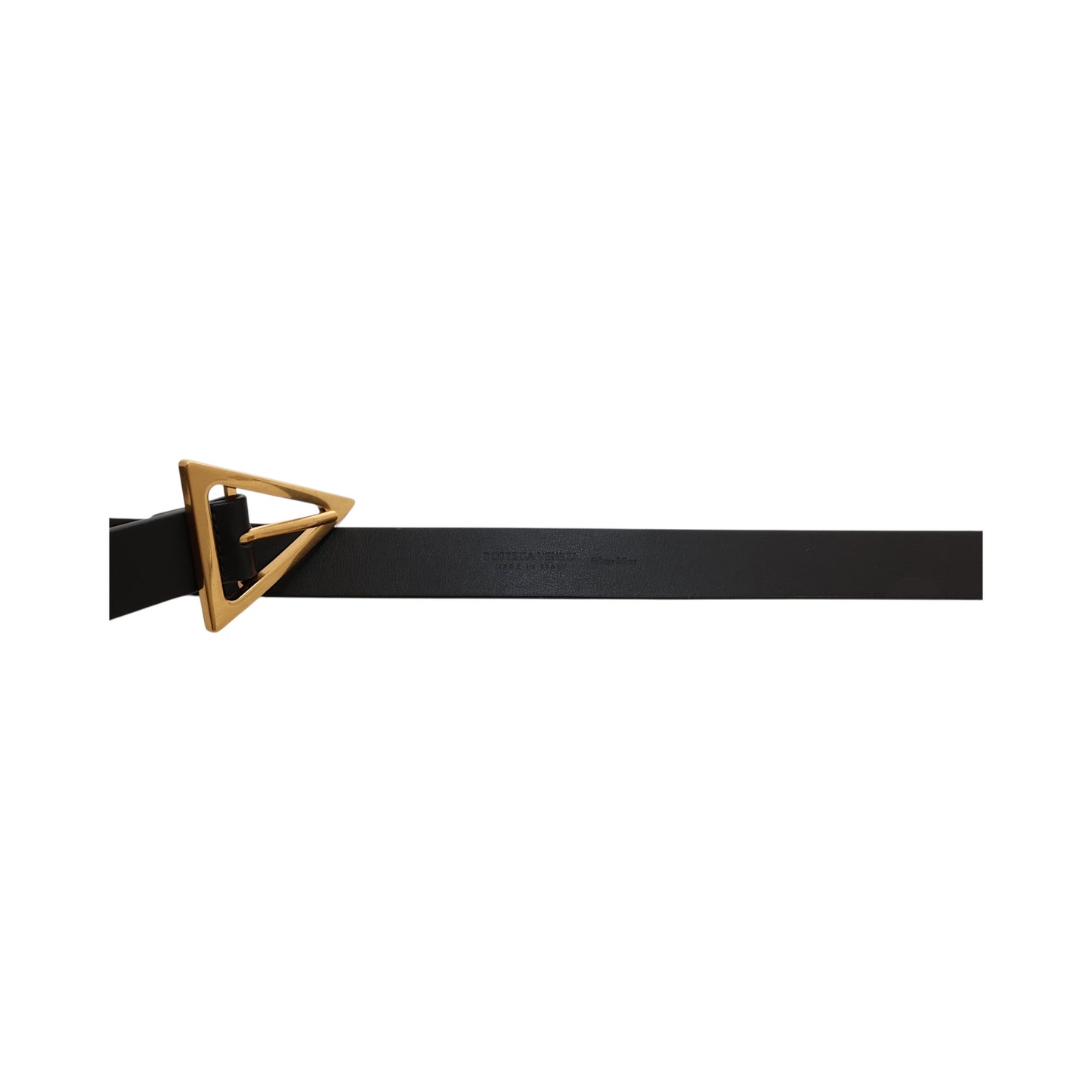 Bottega Veneta Leather Triangle Small Belt