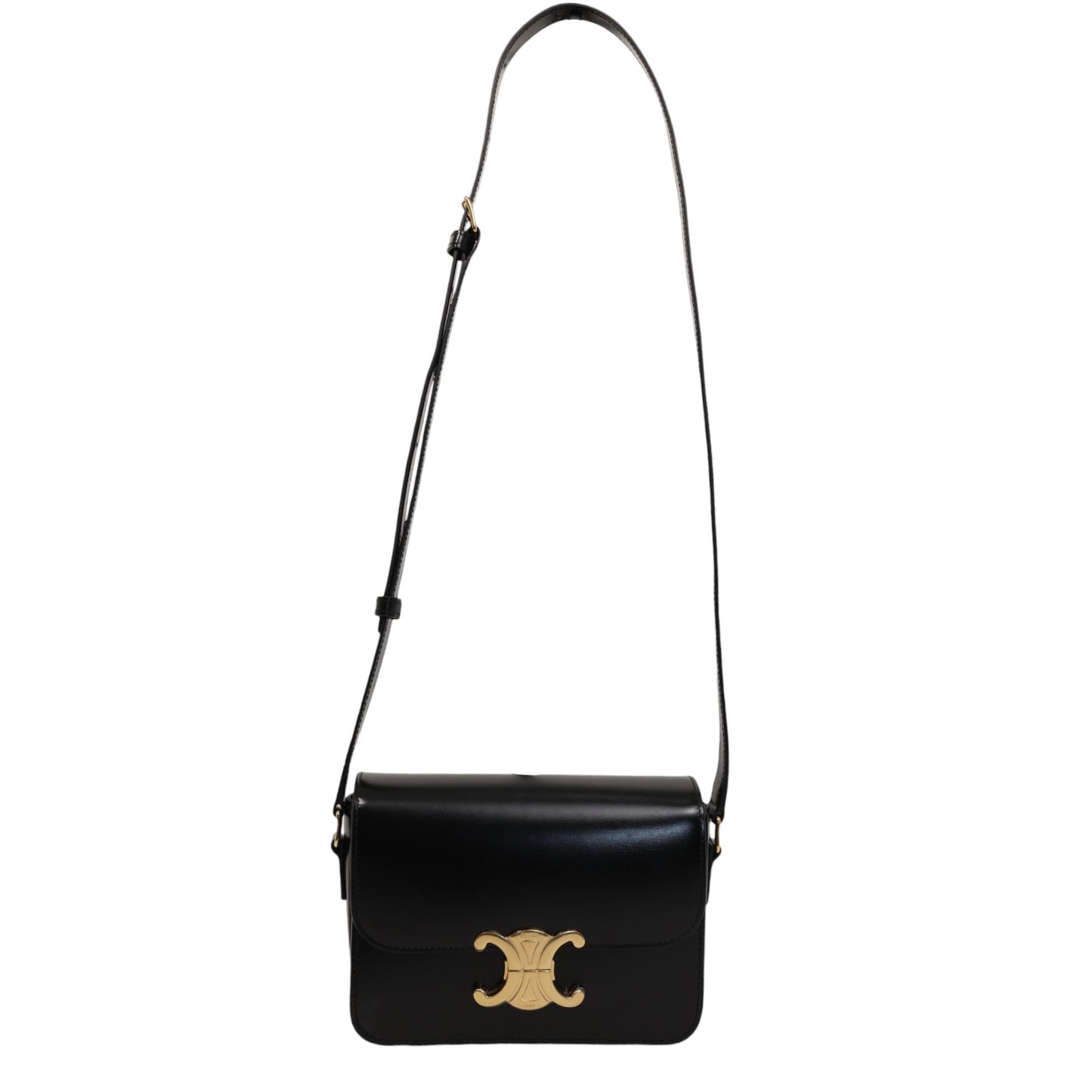 Celine Teen Triomphe Bag in Shiny Calfskin