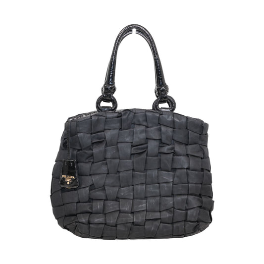 Prada Tessuto Weave Nylon Tote w/ Strap