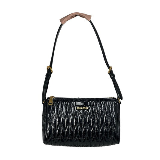 Miu Miu Matelasse Leather Shoulder Bag