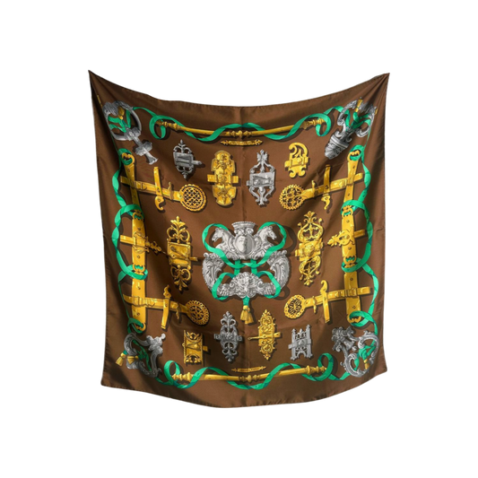 HERMÈS Ferronnerie Silk Scarf