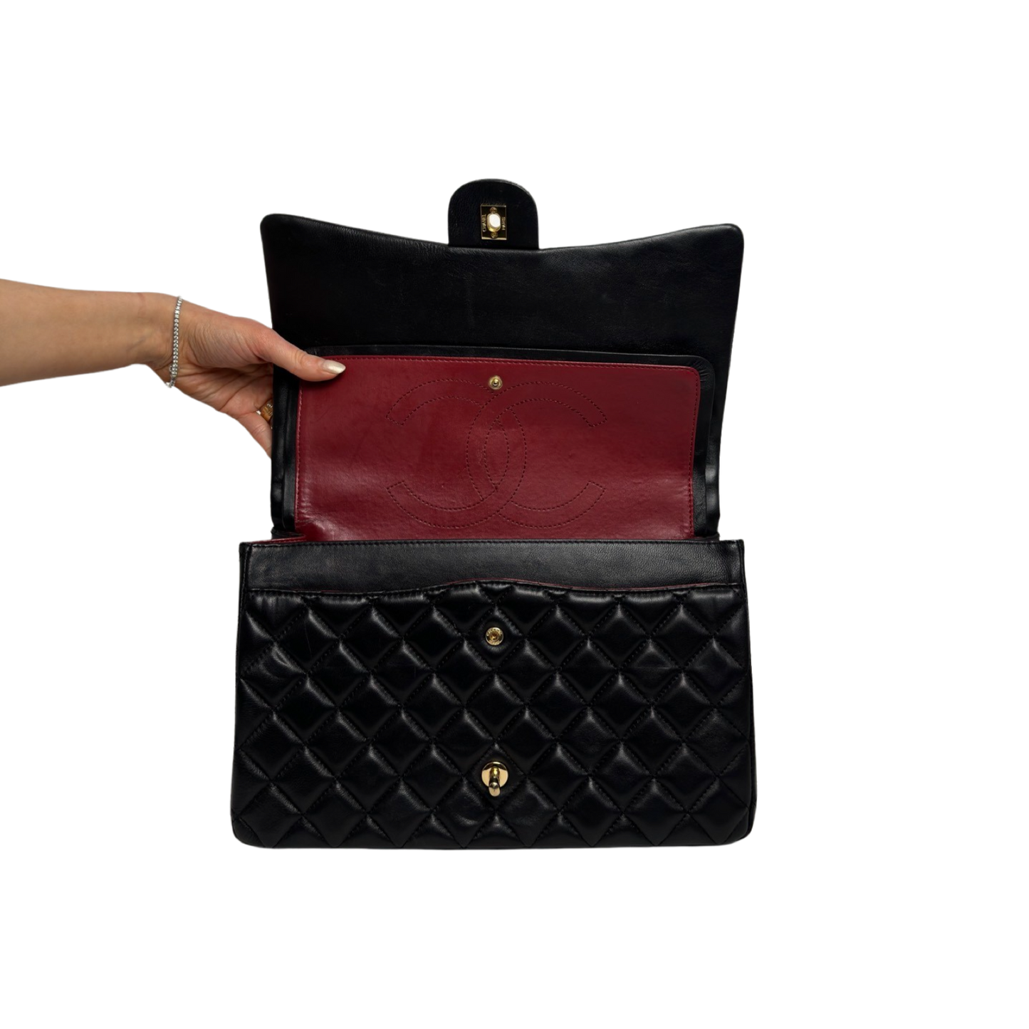 Chanel Jumbo Classic Double Flap Leather Bag