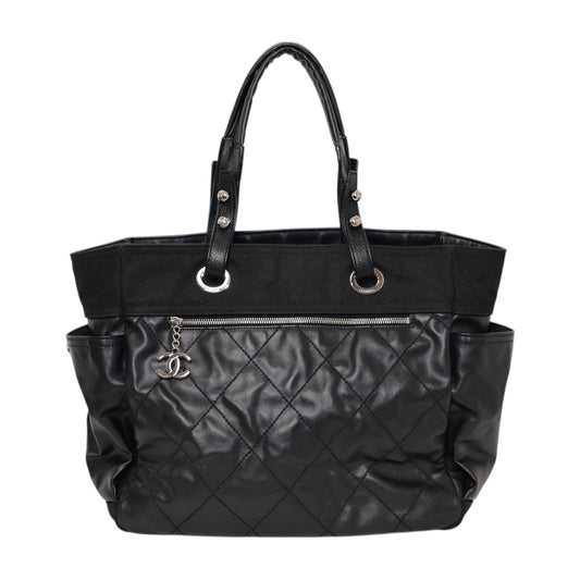 Chanel 2006-08 Coated Canvas Large Paris Biarritz Tote