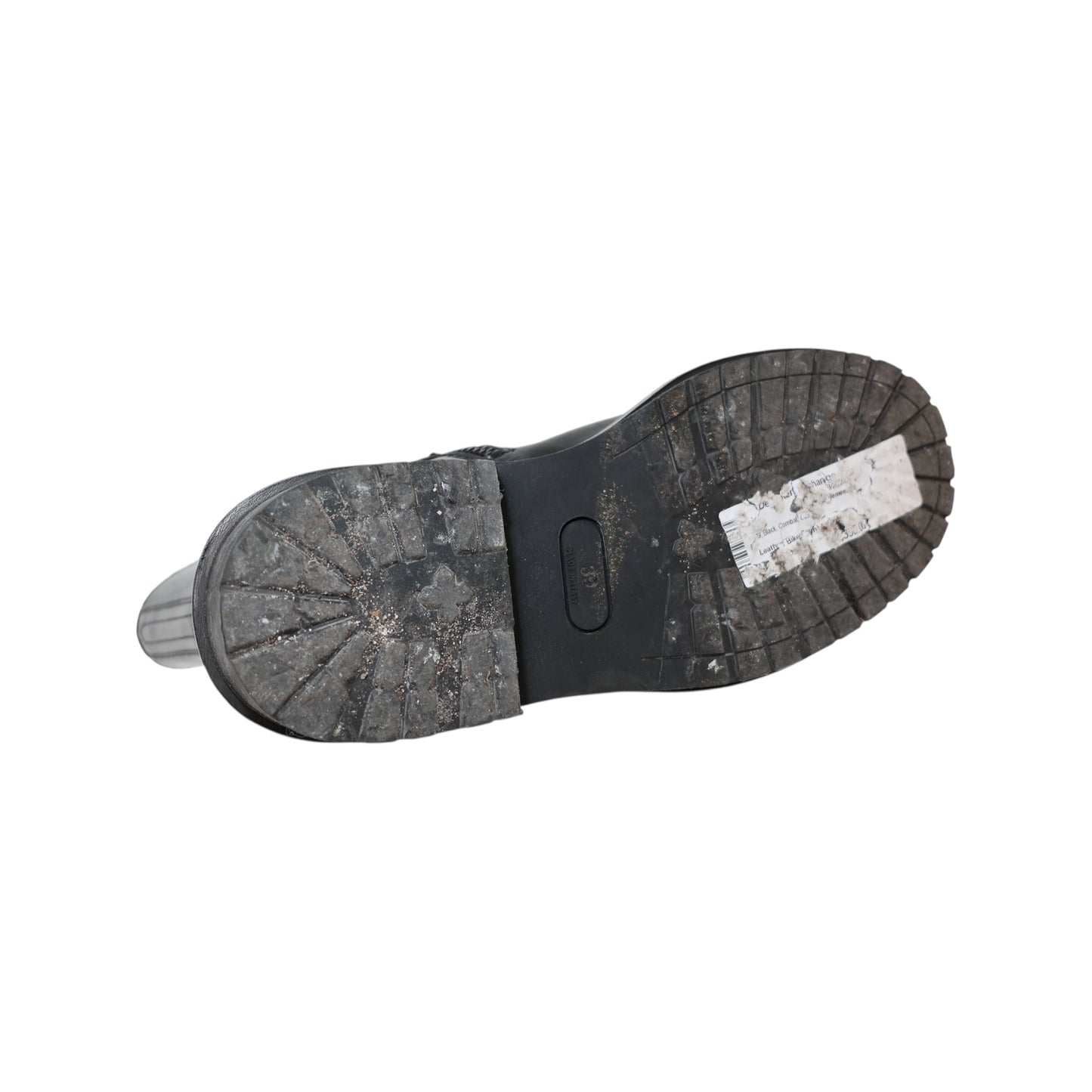 Ann Demeulemeester Knotted Leather Ankle Combat Boots (Size 39)