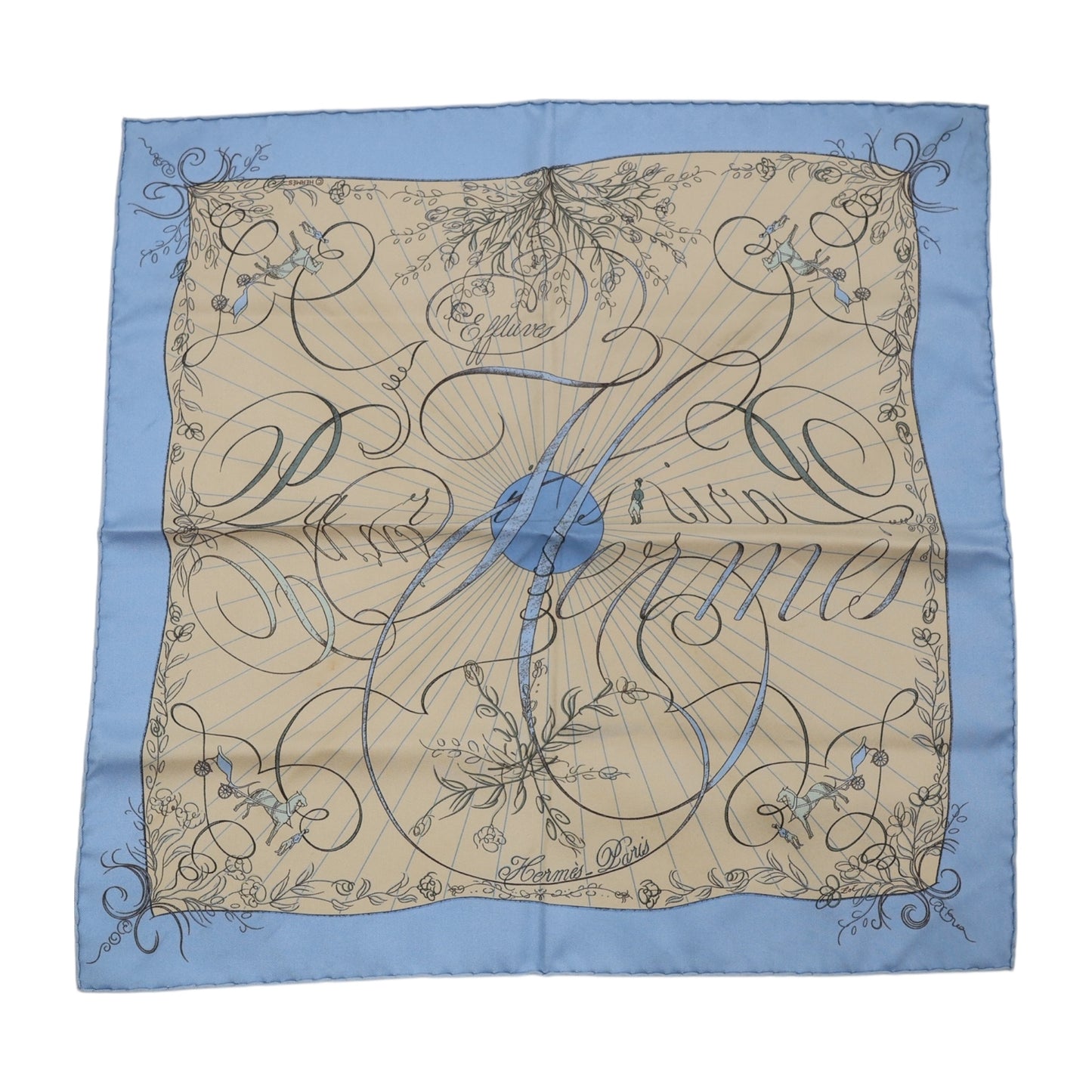 Hermès Effluves 45 Silk Scarf