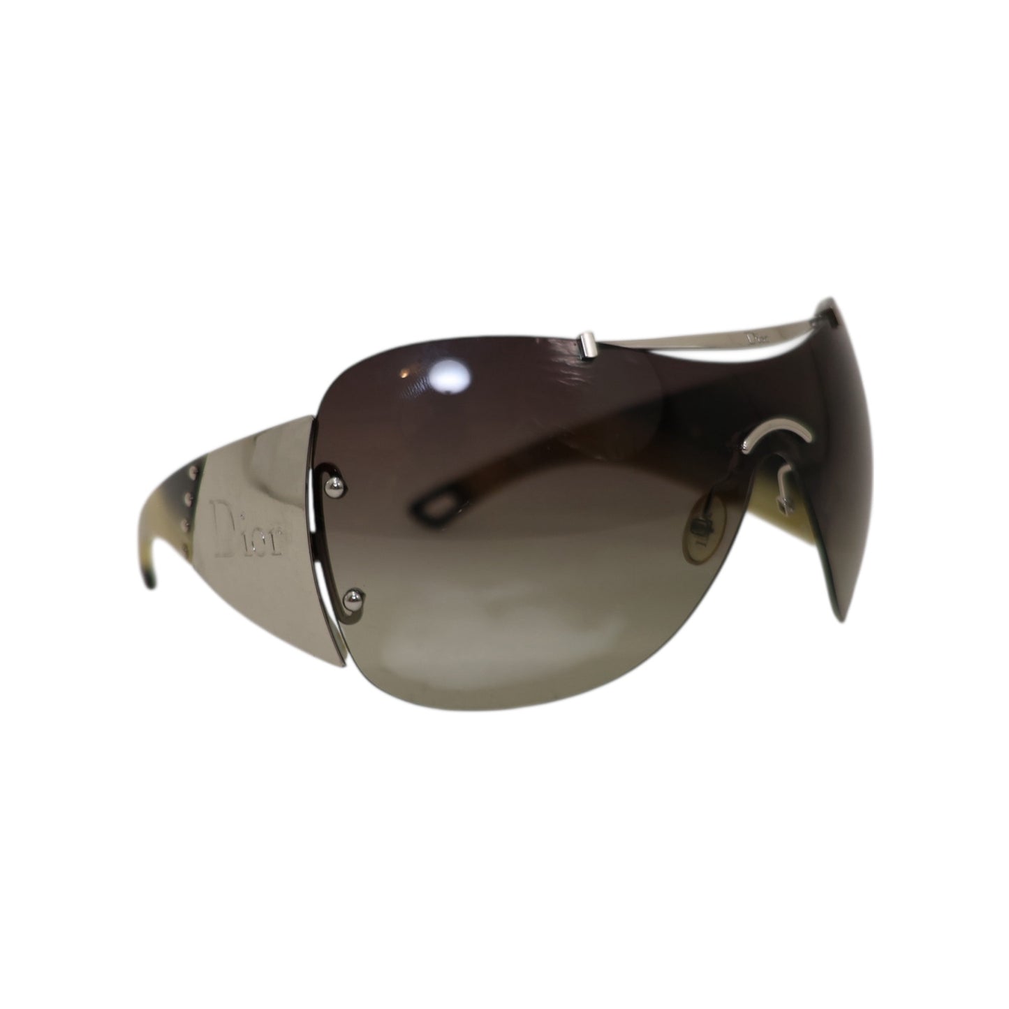Dior Vintage 'Diorito' Oversized Shield Sunglasses