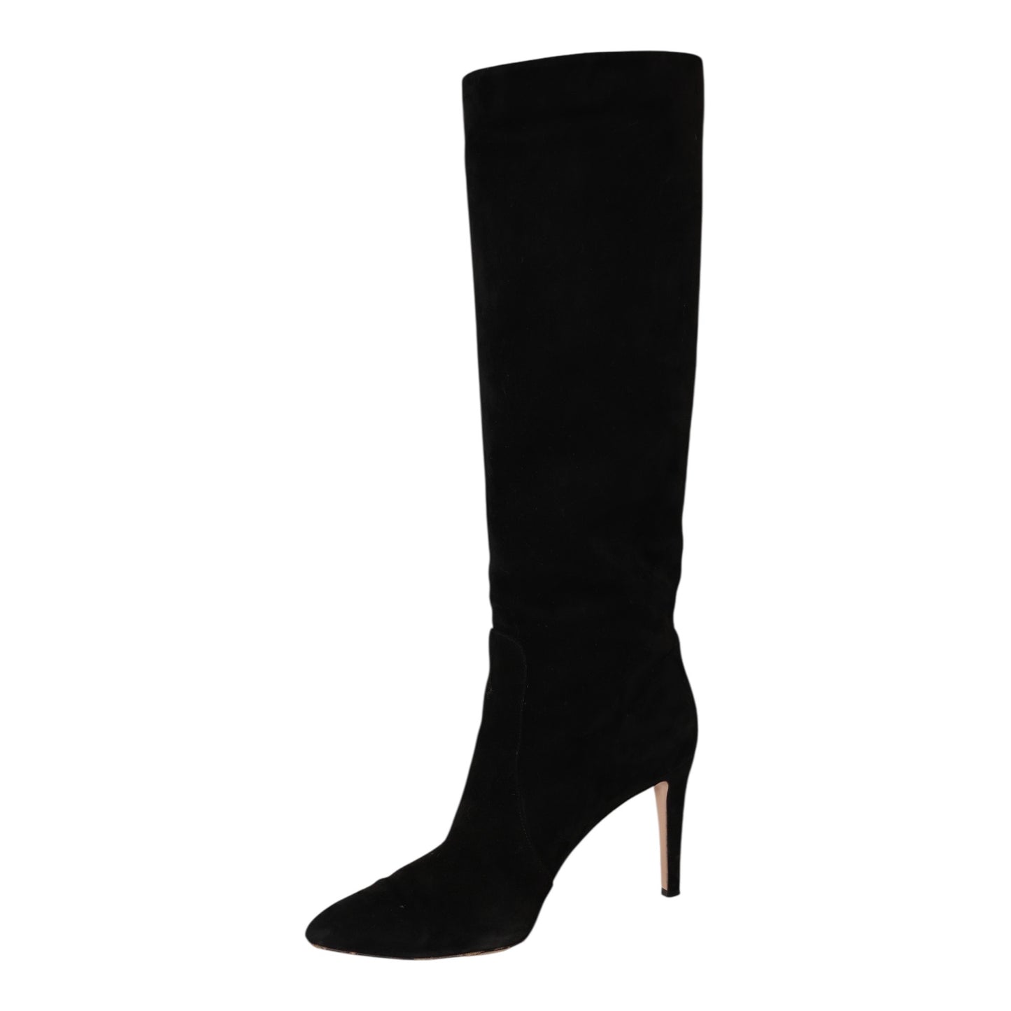 Gianvito Rossi Jules Suede Knee High Heeled Boots (Size 42)