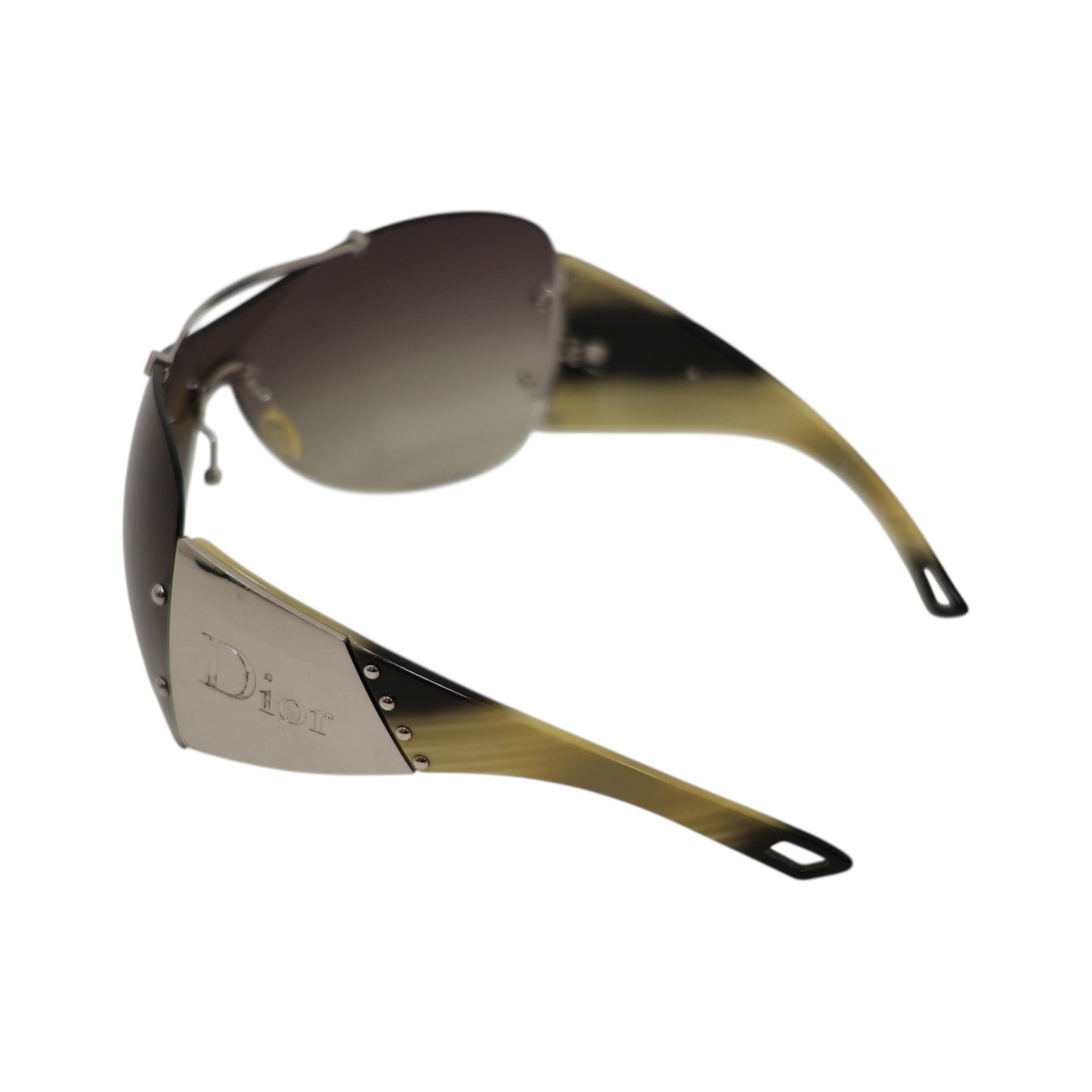 Dior Vintage 'Diorito' Oversized Shield Sunglasses