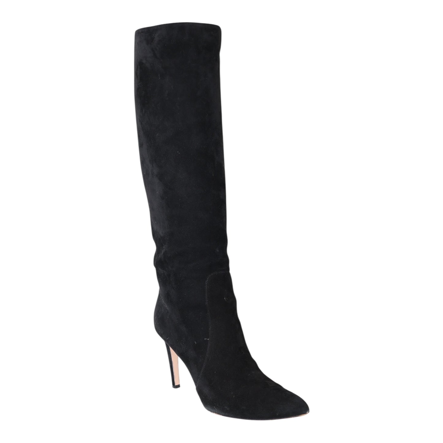 Gianvito Rossi Jules Suede Knee High Heeled Boots (Size 42)