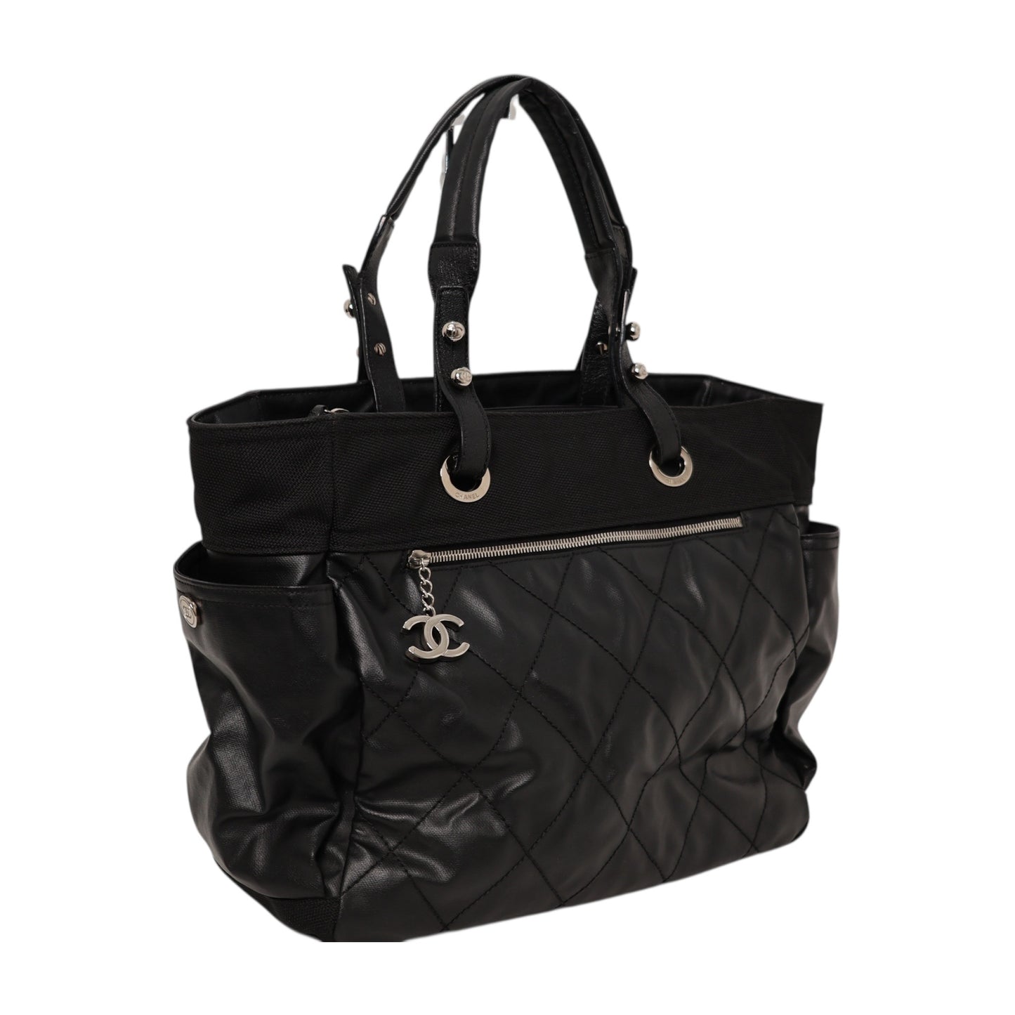 Chanel 2006-08 Coated Canvas Large Paris Biarritz Tote