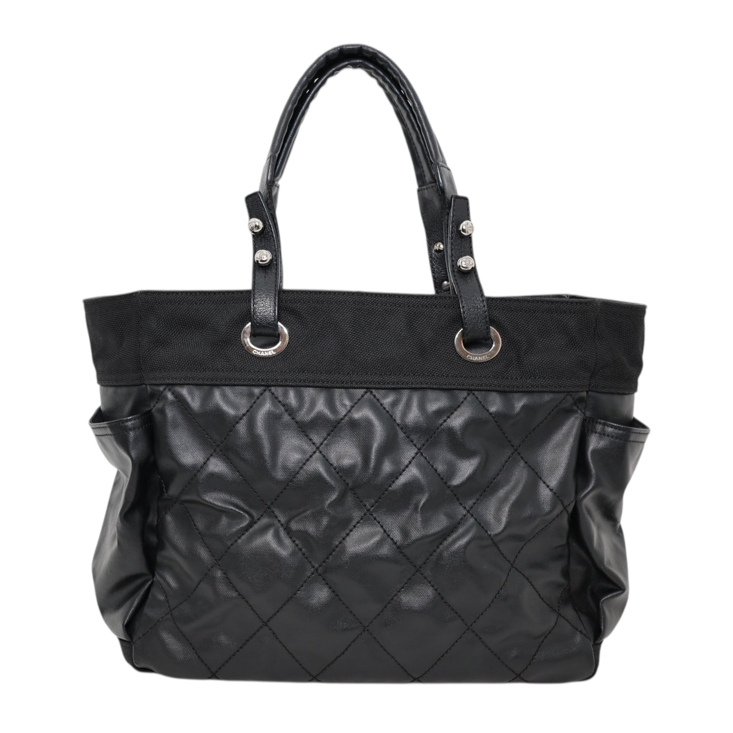 Chanel 2006-08 Coated Canvas Large Paris Biarritz Tote