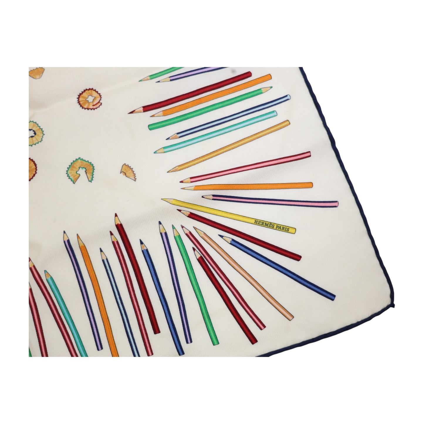 Hermès A Vos Crayons 45 Silk Scarf