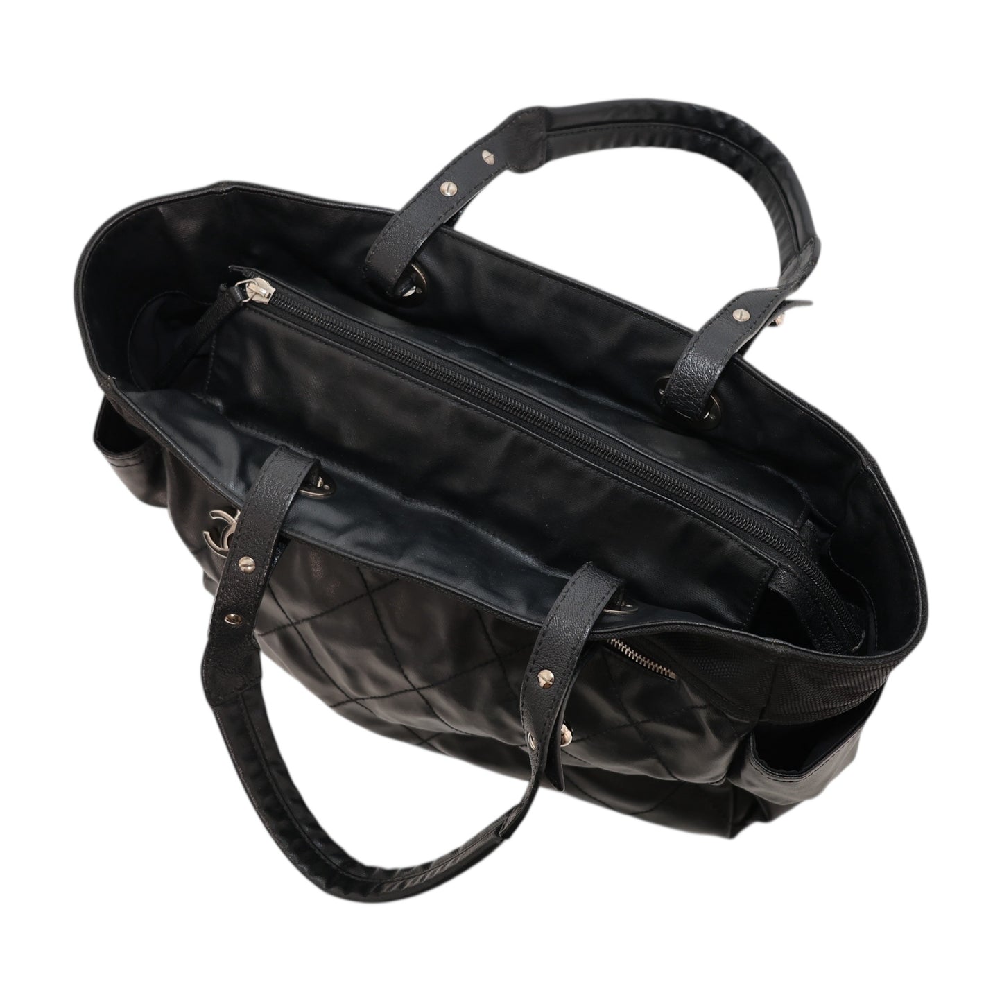 Chanel 2006-08 Coated Canvas Large Paris Biarritz Tote