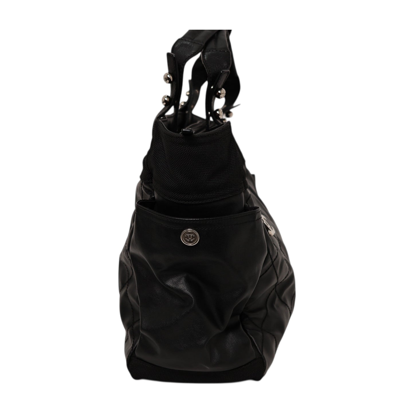 Chanel 2006-08 Coated Canvas Large Paris Biarritz Tote