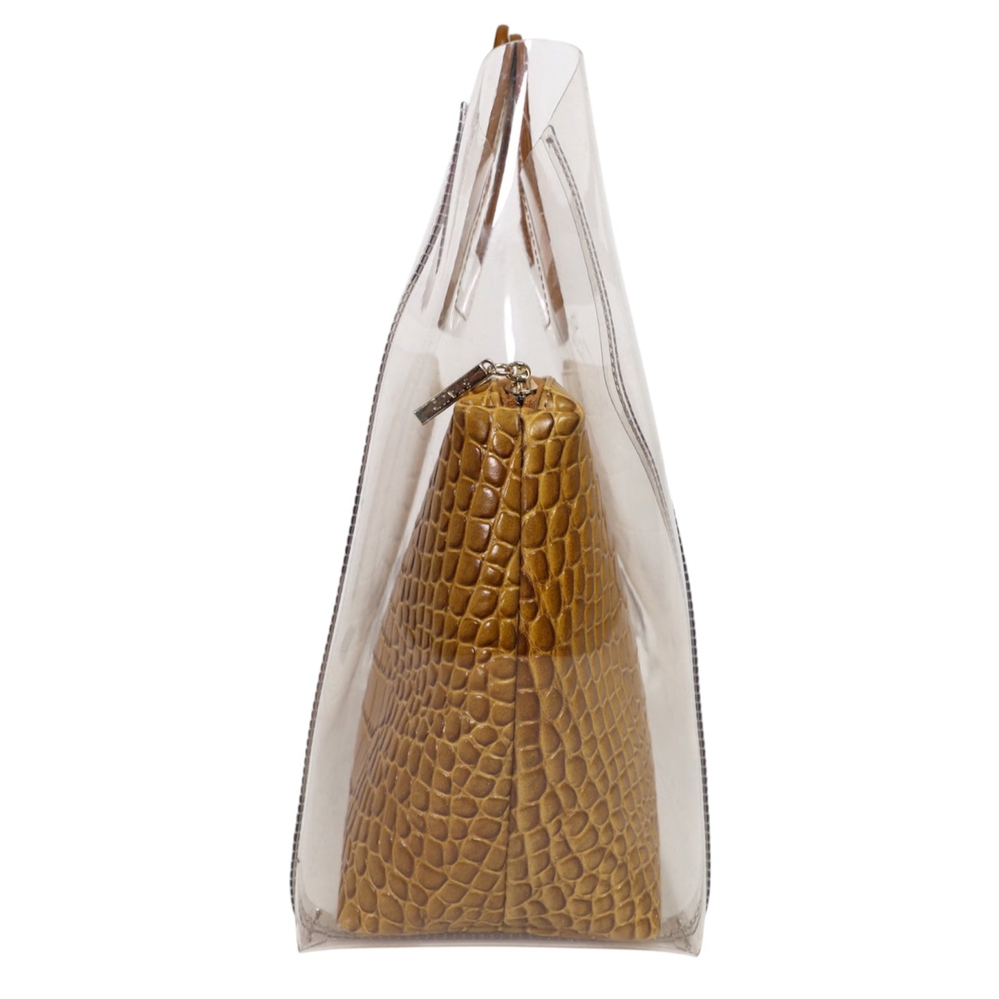 Staud PVC & Embossed Leather Shirley Bag