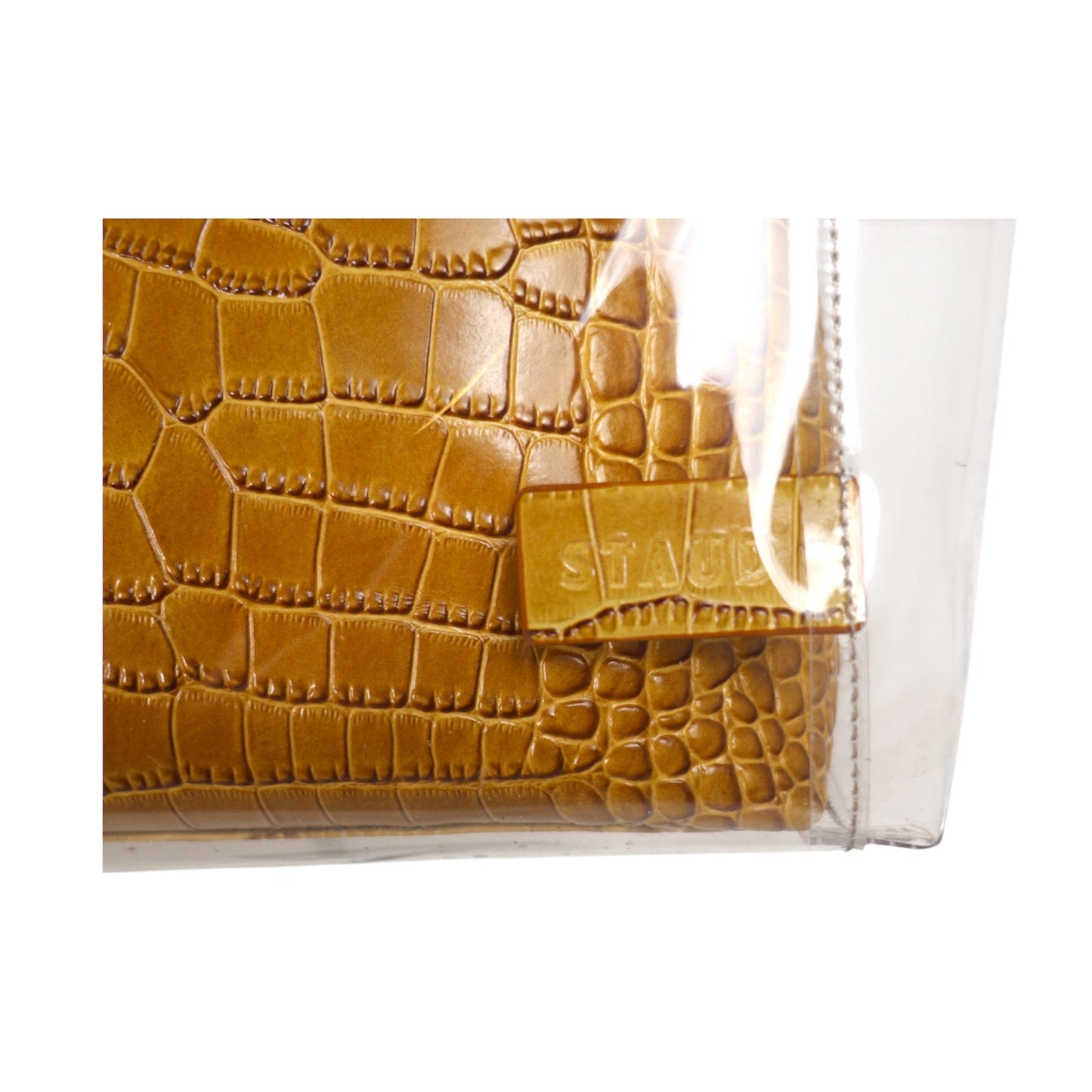 Staud PVC & Embossed Leather Shirley Bag