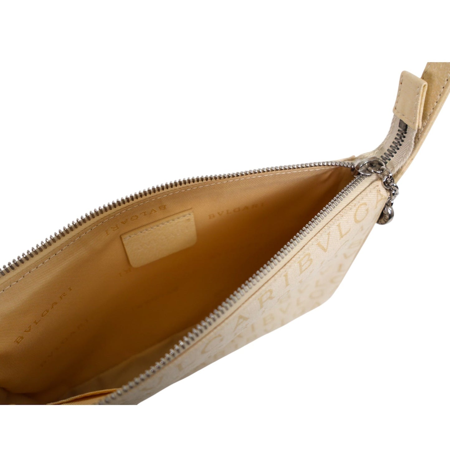 Bvlgari Canvas Monogrammed Shoulder Bag