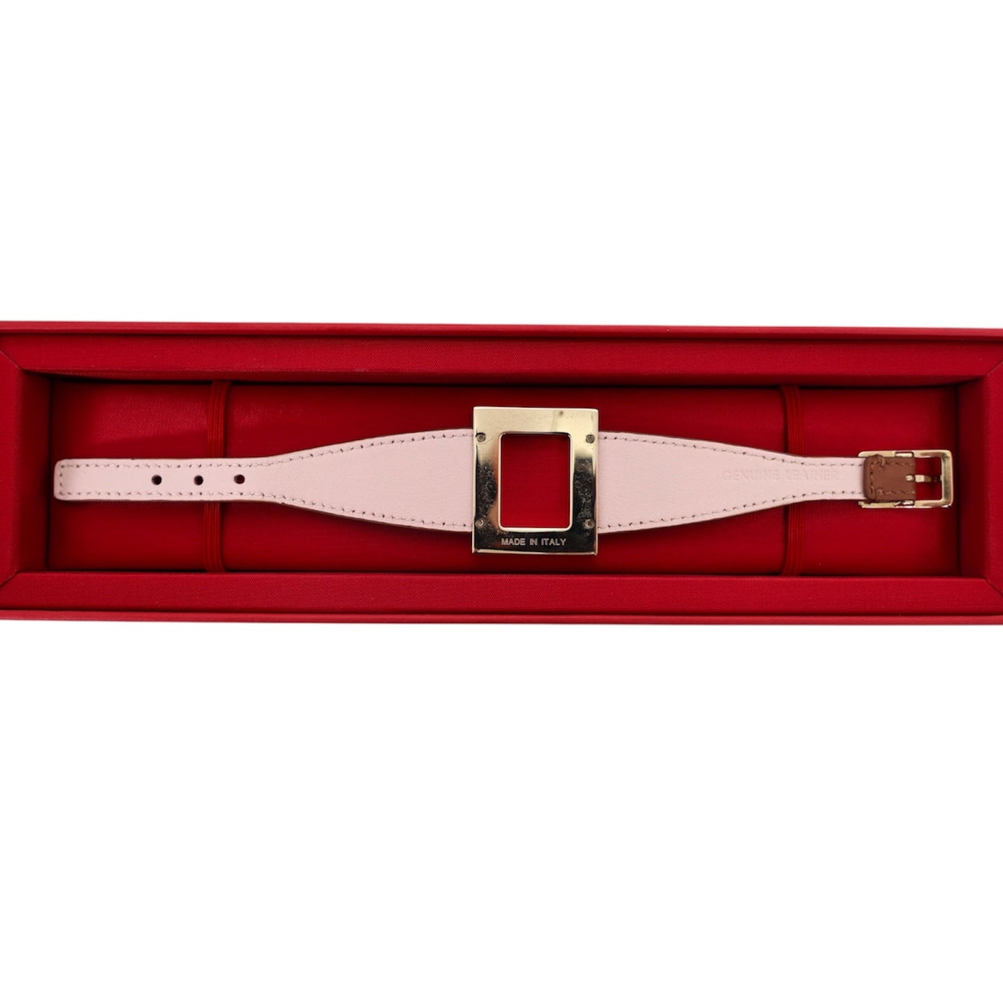 Roger Vivier Tres Vivier Leather Bracelet
